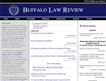 Tablet Screenshot of buffalolawreview.org
